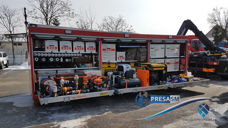 FOTO/VIDEO. Super tehnică pentru pompierii sătmăreni! În caz de cutremur sau explozii