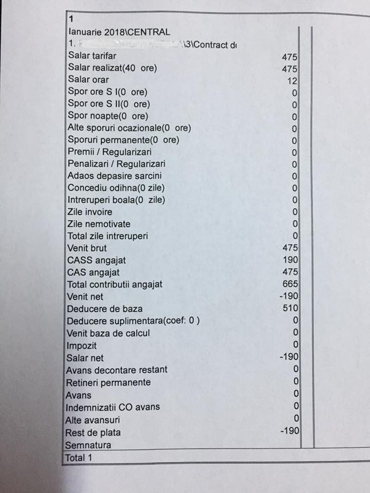 FOTODOCUMENT. Noua lege a salarizării: unii angajați vor veni cu bani de acasă!