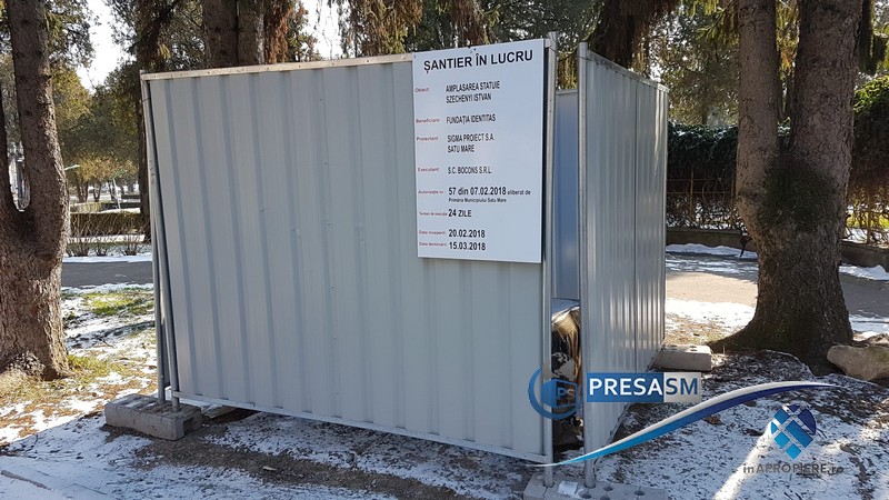 FOTOGALERIE. Statuia lui István Széchenyi, în centrul Sătmarului