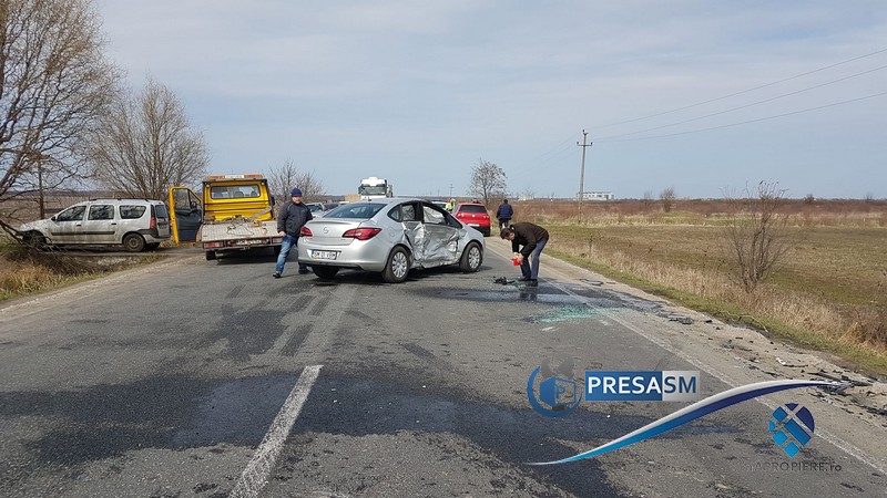 Accident rutier între Ardud și Rătești. Locul blestemat de pe DN 19