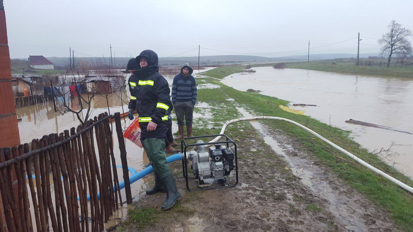 HARTĂ. Cod PORTOCALIU de inundații în județul Satu Mare