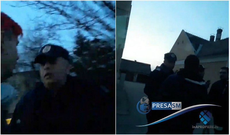 VIDEO. Un jandarm susține că ar fi fost agresat în Tășnad
