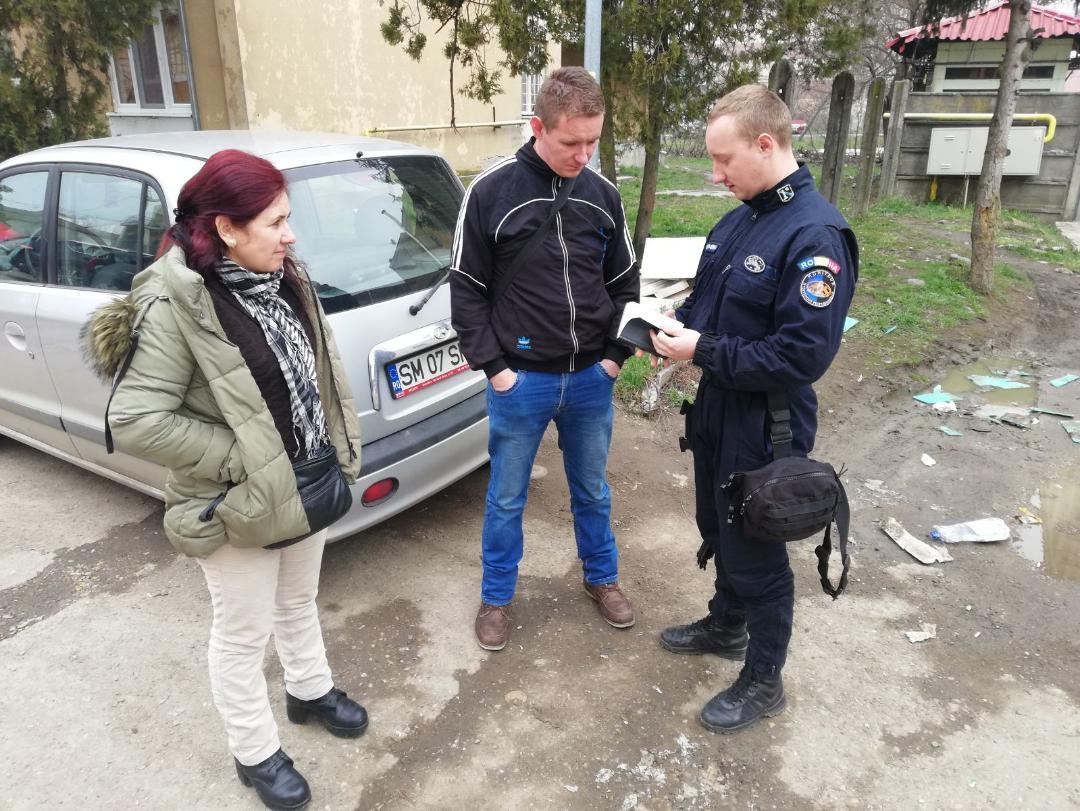 FOTO. Gest rar al unui elev sătmărean. Felicitat de Jandarmeria Satu Mare!