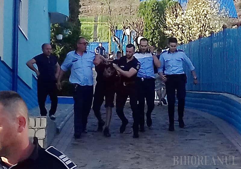 FOTO/VIDEO. A fost prins sătmăreanul care a evadat din Penitenciar. A încercat să fugă, din nou