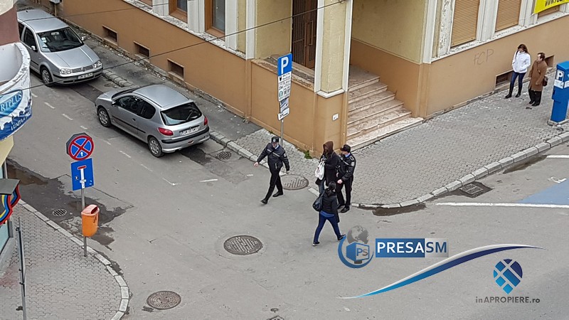 FOTO/VIDEO. Scandalagiu ridicat din centrul Sătmarului de Poliția Locală