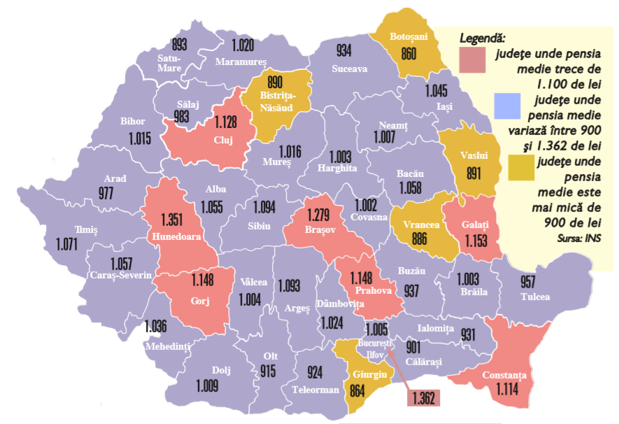 TOP. Pensionarii din Satu Mare, printre cele mai mici pensii din România