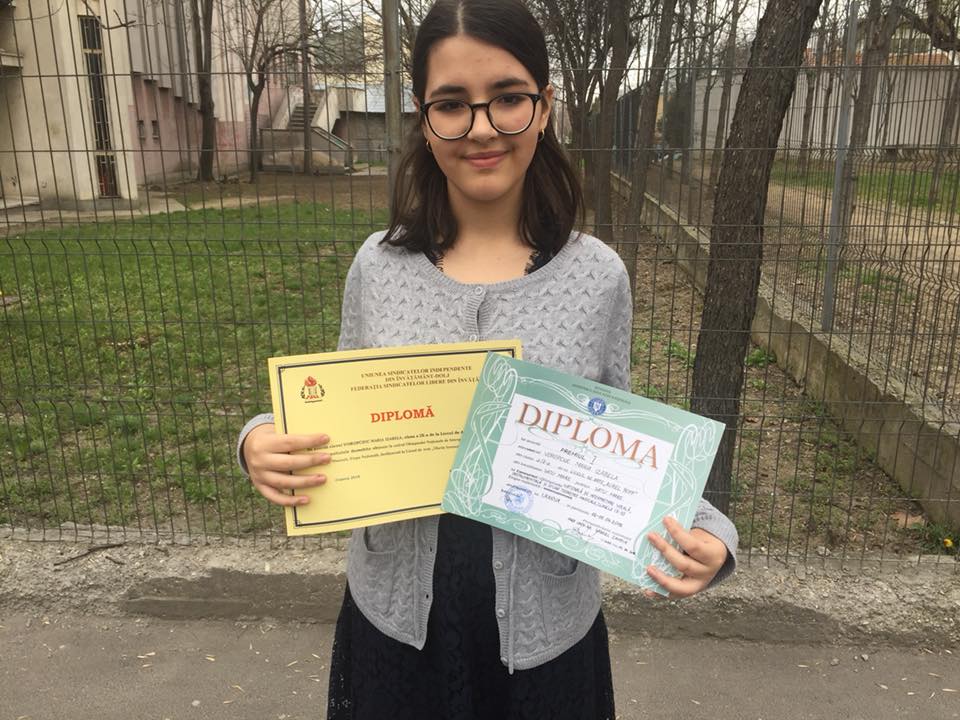 FELICITĂRI. Sătmăreanca care a obținut punctaj MAXIM la olimpiada națională!