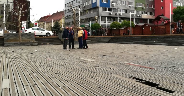 FOTO. Au început lucrările de reabilitare a Gropii lui Gyuszi, din Pasajul Coposu