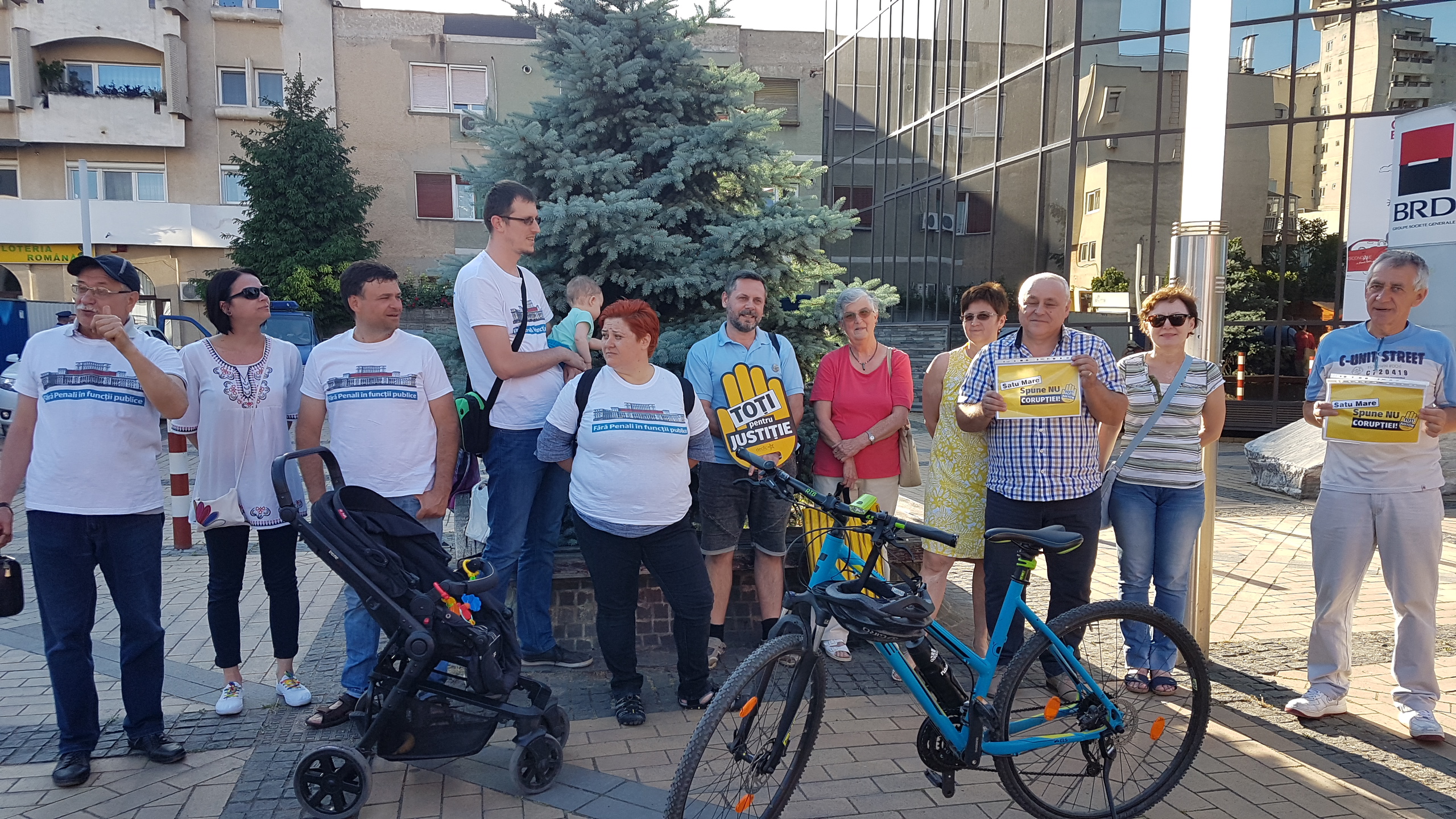 FOTO. Un nou protest anti-guvernanți în muncipiul Satu Mare