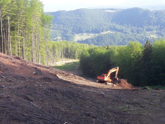 FOTOGALERIE. Au început ultimele lucrări la Luna Șes. Din iarnă se va schia în județ