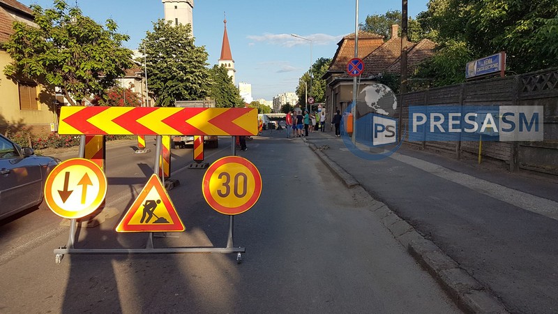 Bulevardul Octavia Goga, din Satu Mare, se închide parțial! Încep reparațiile