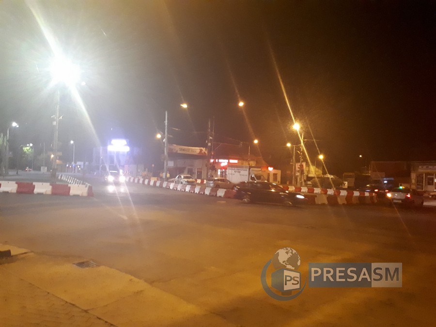 FOTO/VIDEO. Sensul giratoriu de la Burdea, RECONFIGURAT. Reîncep lucrările la Podul Decebal
