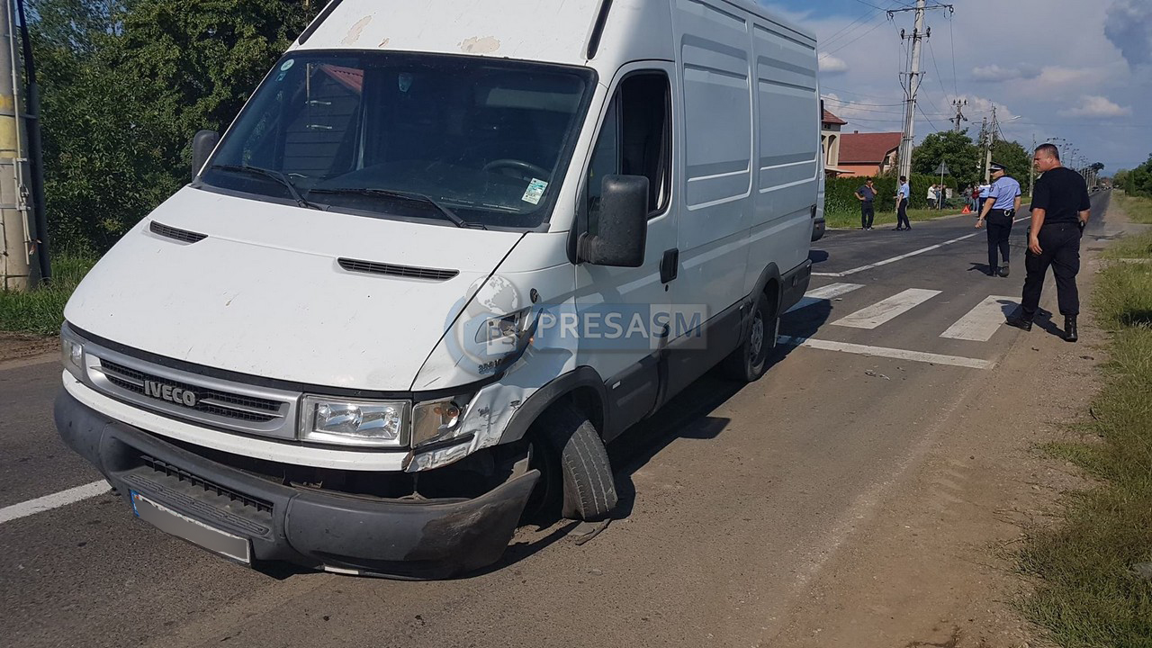 FOTO/VIDEO. Accident în Odoreu, cu 7 persoane implicate. Copil de zece ani, transportat la UPU