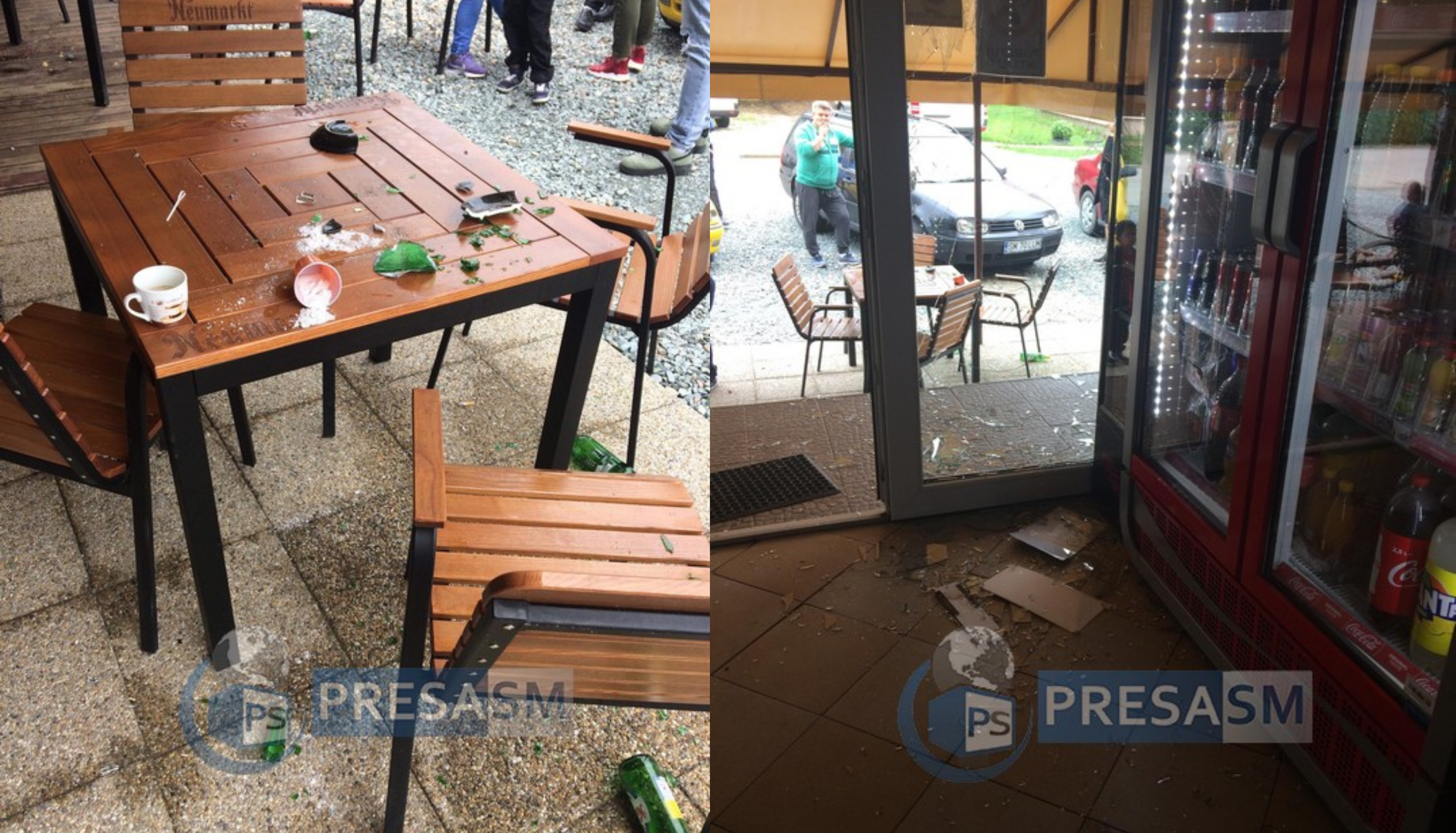 FOTOGALERIE. Bar făcut praf și pulbere în județ! Poliția a ajuns după o ORĂ!!!