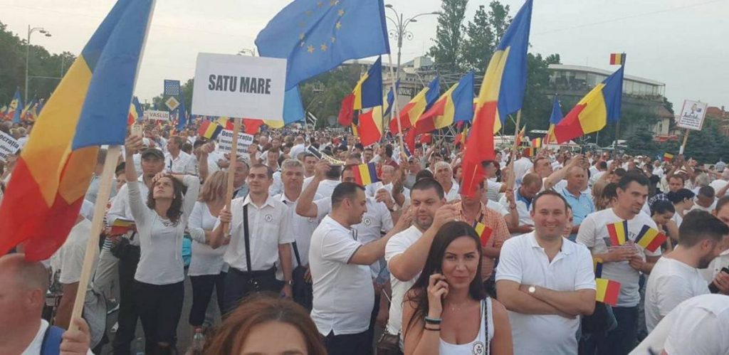 FOTOGALERIE. PSD-iștii sătmăreni la mitingul de la București. ”Protest” cu selfie-uri