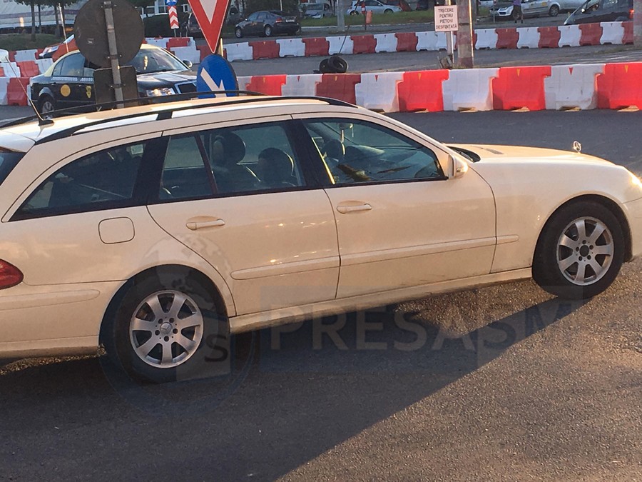 FOTO. Ghinion curat pentru un șofer, în sensul de la Burdea