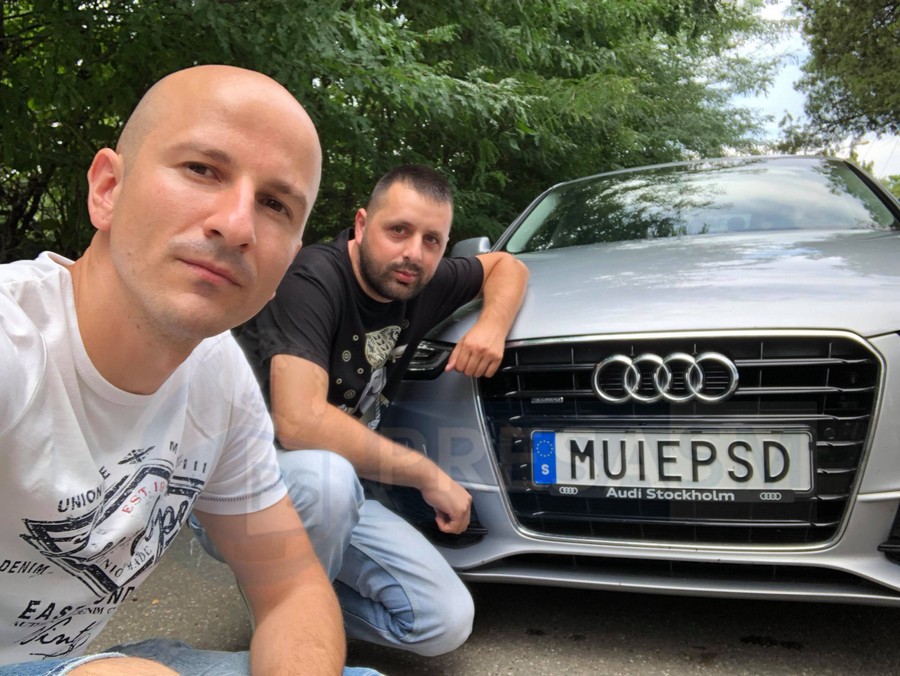 EXCLUSIV. Mașina ”M..E PSD”, adusă special în Satu Mare! Se pregătește un videoclip