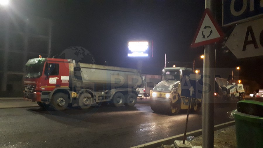 FOTO/VIDEO. ANGAJAMENT. Lucrările la Podul Decebal, finalizate noaptea trecută!