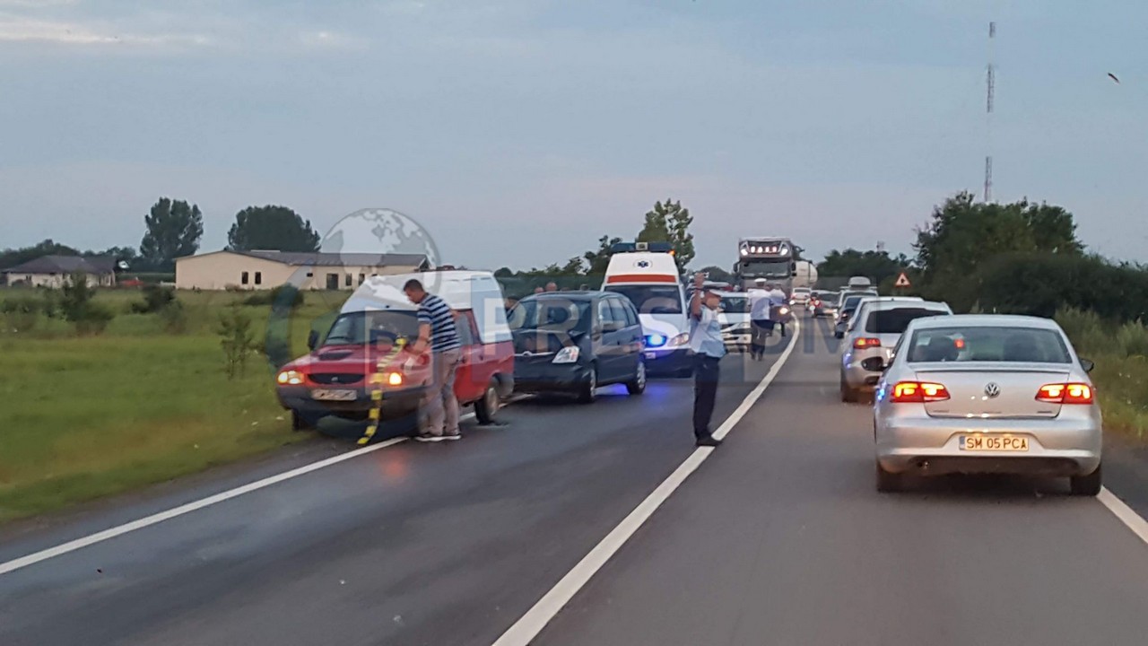 FOTOGALERIE. Accident cu victimă între Ciuperceni și Botiz