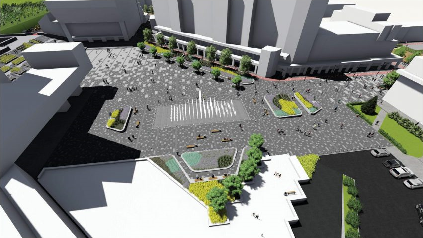 VIDEO. MODERNIZARE. Fântână arteziană superbă în centrul Sătmarului!