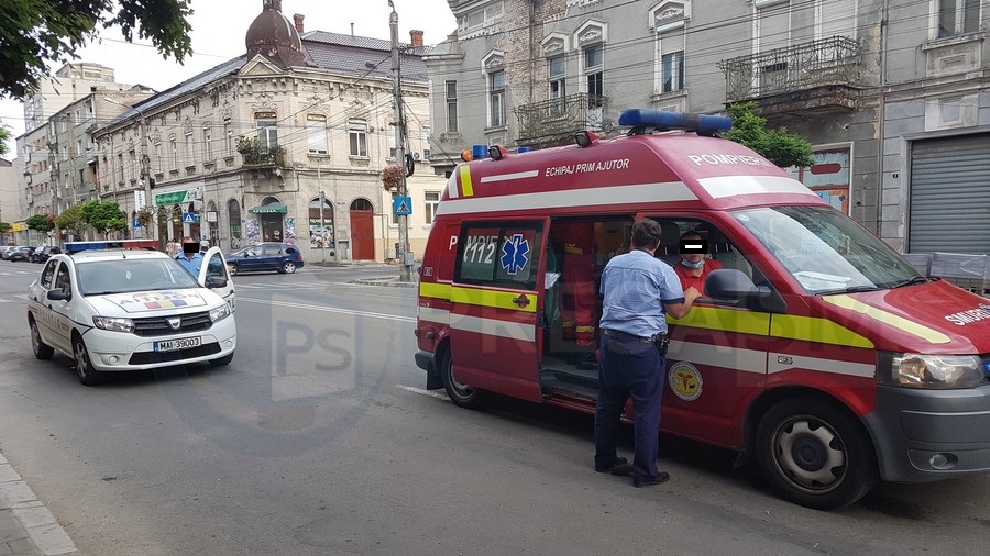 Sătmărean căzut în mijlocul străzii. SMURD-ul și Poliția au intervenit