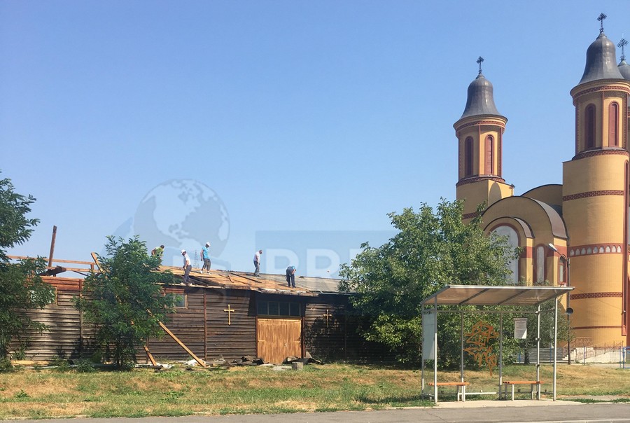 FOTOGALERIE. Biserică Ortodoxă, demolată în Satu Mare. Loc pentru al treilea pod