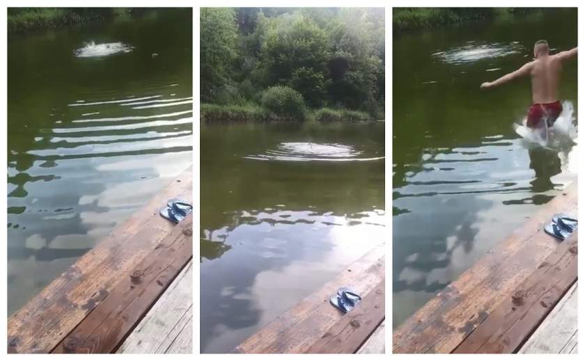 VIDEO. Prietenii sătmăreanul înecat au filmat întreaga scenă. Au crezut că e o glumă