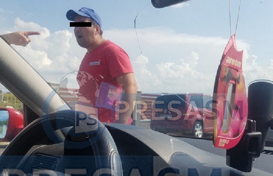 FOTO. Scandal în trafic! Femeie blocată, înjurată și scuipată de un...”domn”