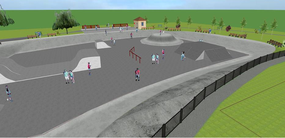 FOTOPLANURI. Skatepark în parcul UFO din municipiul Satu Mare