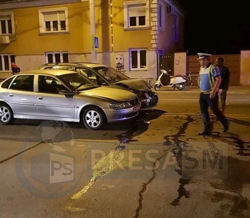 VIDEO. Accident pe drumul Botizului. Impact dur între două mașini