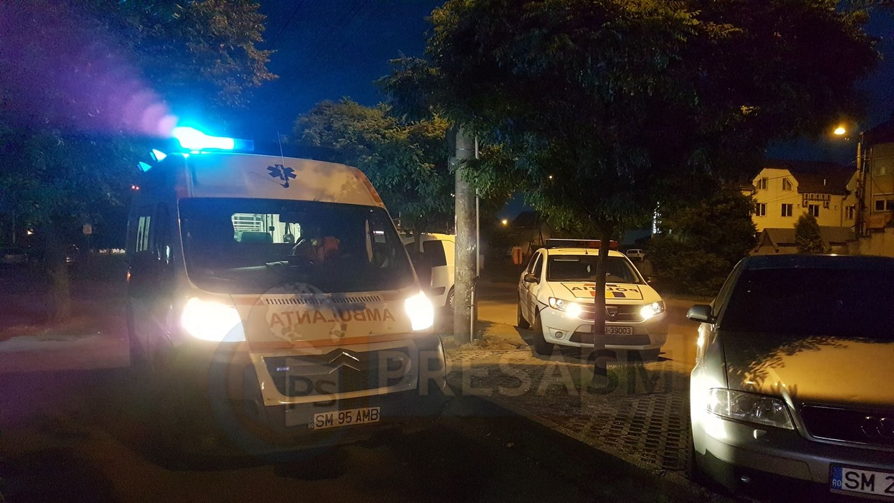 FOTO/VIDEO Bărbat agresat la un bar din Satu Mare. A rămas inconștient pe stradă