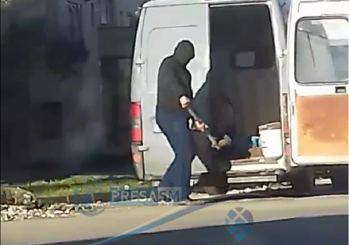 VIDEO. Cum se fură în plină zi în municipiul Satu Mare. Tupeu, nu glumă