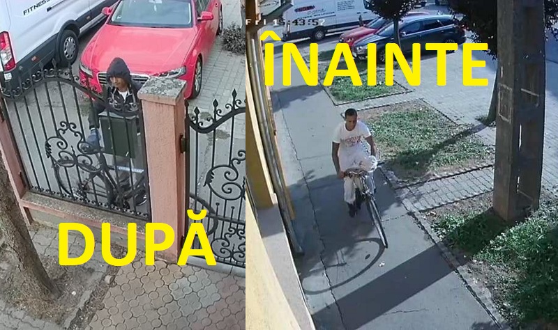 FOTO. După ce a apărut pe Facebook, un hoț a ”returnat” bicicleta! Dar tot nu scapă