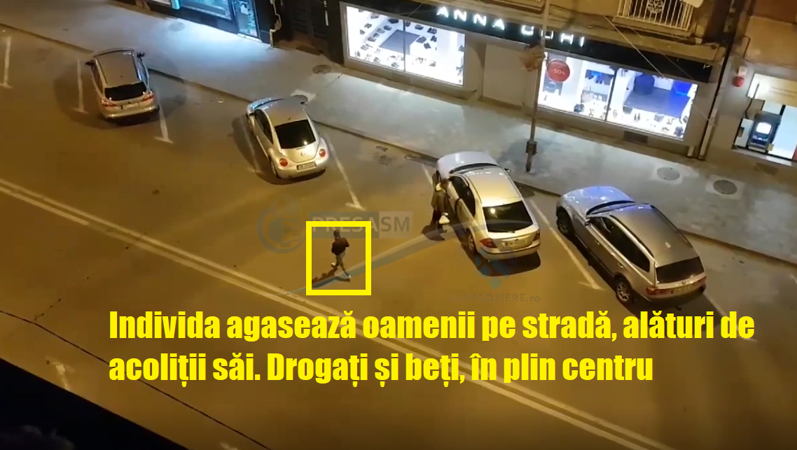 VIDEO. Scandal, seară de seară, în centrul Sătmarului. Oamenii avertizează cu represalii