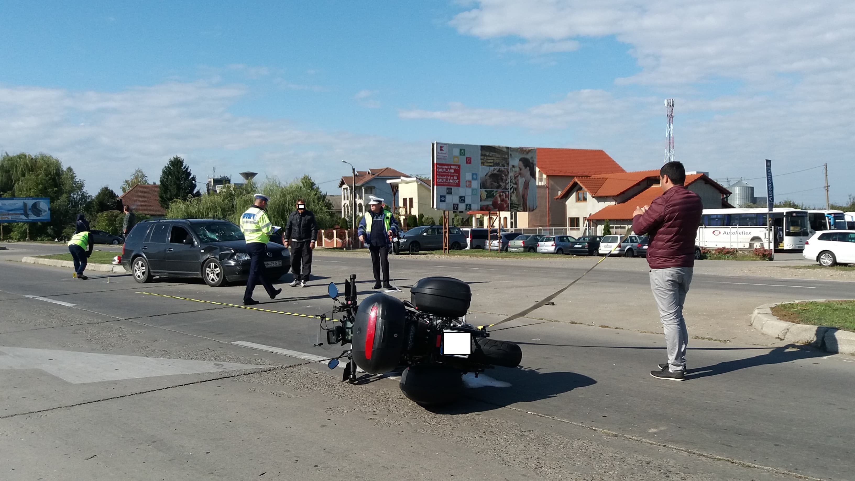 Sătmăreancă rănită, ajunsă la Urgență. A căzut cu motocicleta și s-a ales cu dosar penal
