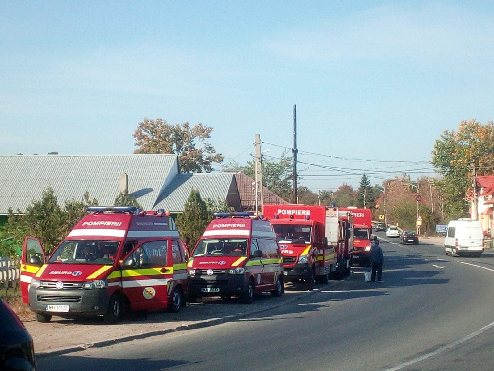 VIDEO. Patru sute de morți la București. Sute de pompieri sătmăreni spre Capitală (Simulare)