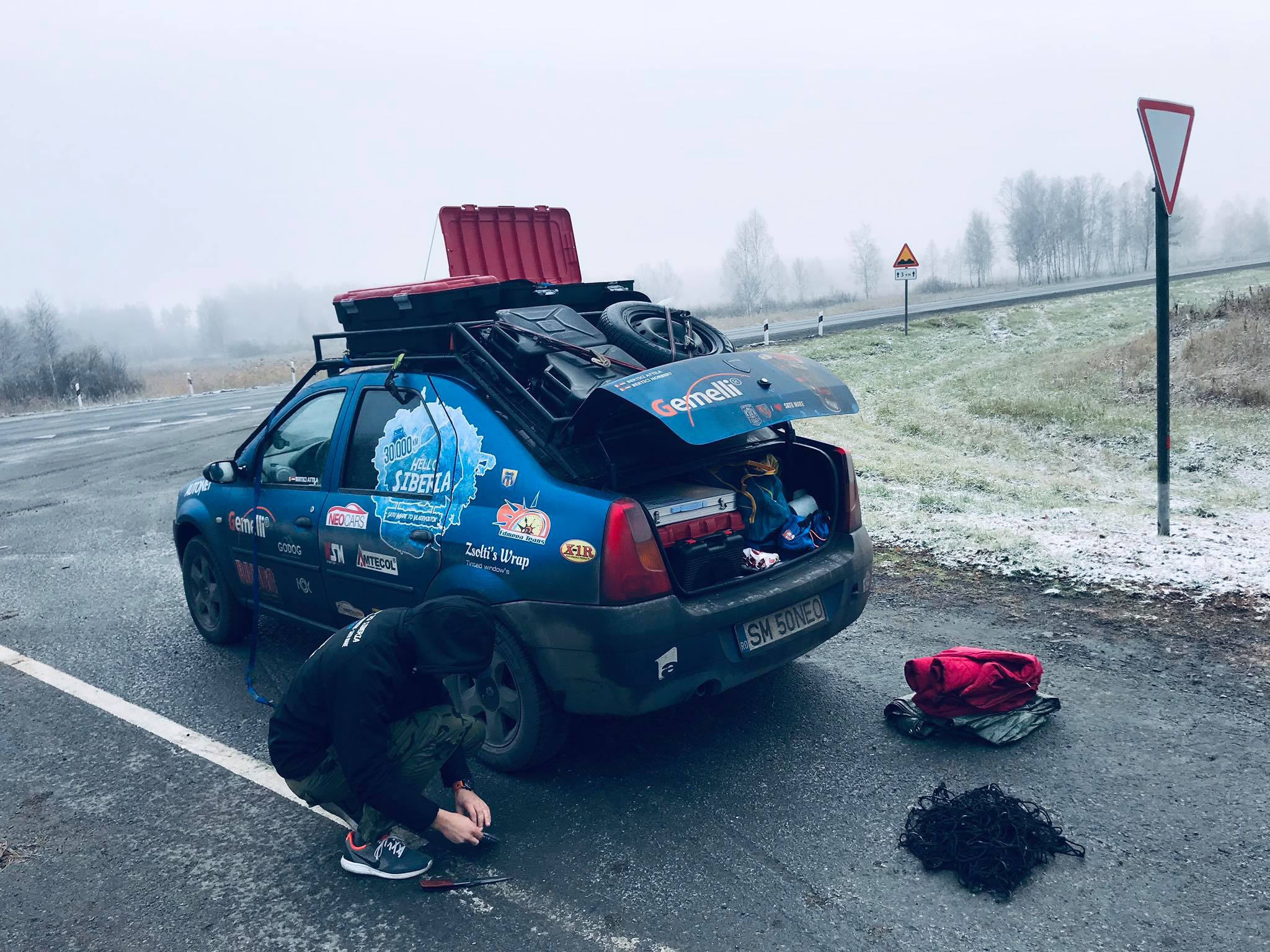 FOTO/VIDEO. Sătmărenii Bertici Attila și Norbert au ajuns în Siberia! Ce aventură au trăit