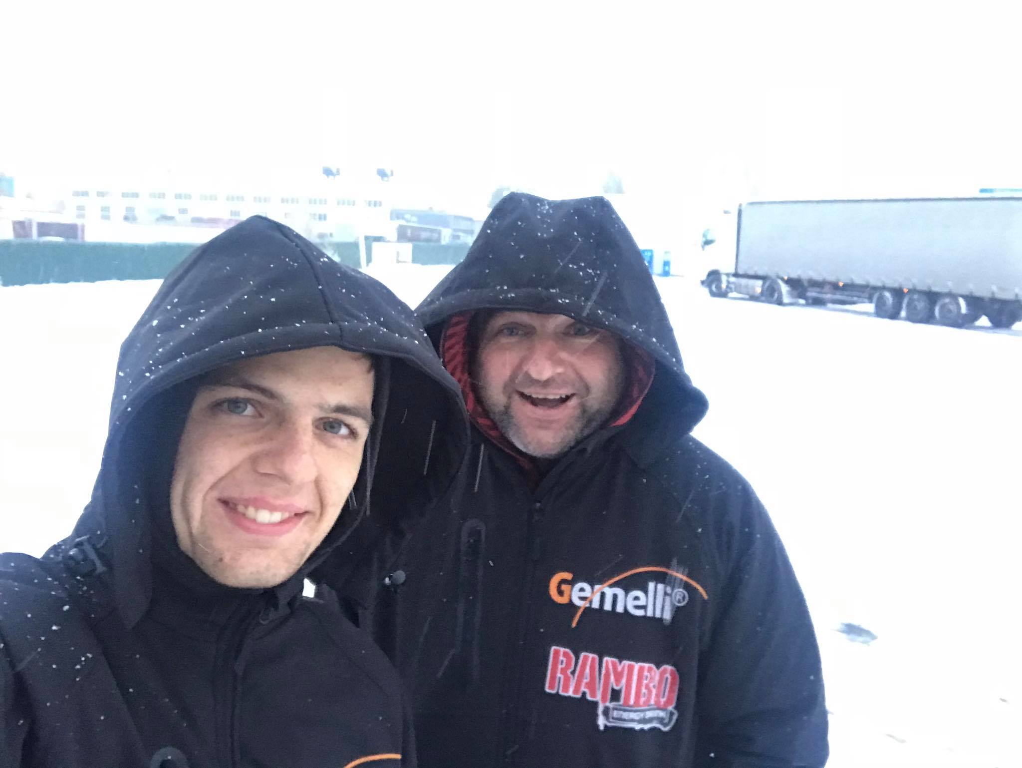 FOTOGALERIE. Sătmărenii Bertici Attila și Norbert, aproape de Siberia! Bravo, băieți!