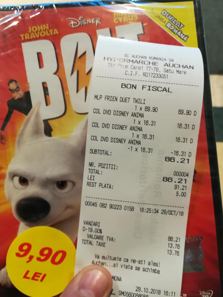 FOTO. Preț cu 50 mai mare la casă decât la raft, într-un hipermarket din Satu Mare