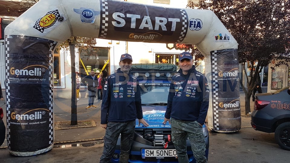 FOTO/VIDEO. CURAJ. Doi sătmăreni, tată și fiu, au pornit cu Dacia spre Siberia