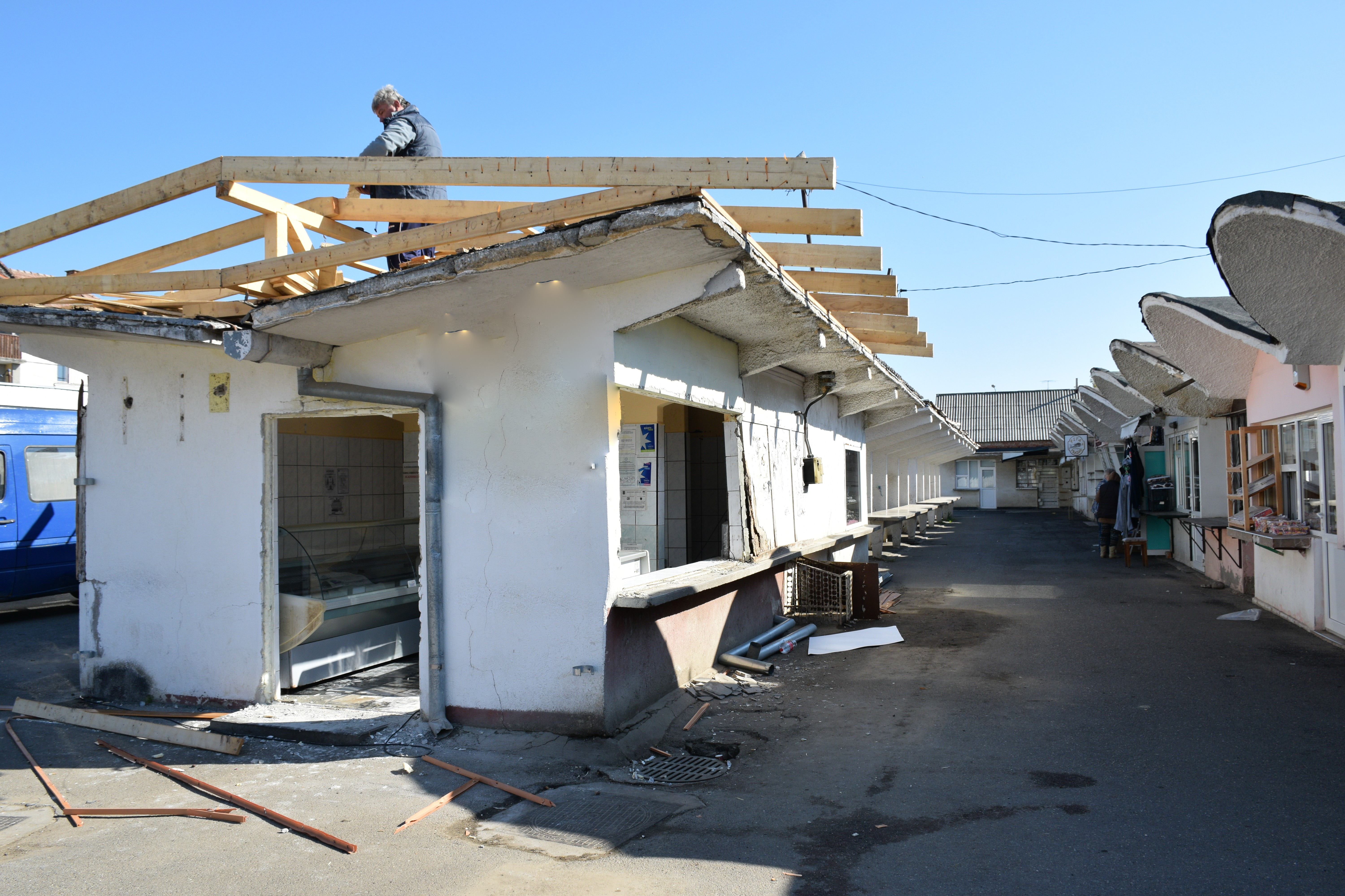 FOTOGALERIE. O piață importantă din Satu Mare intră în reabilitare