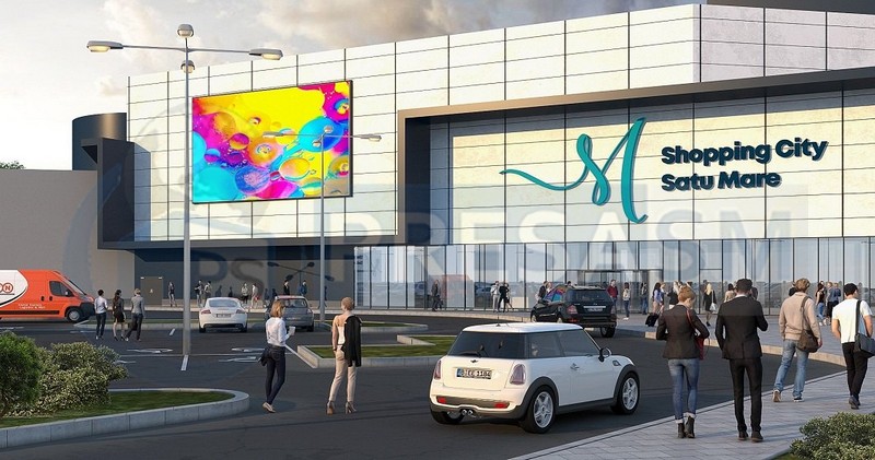 Începe marea aprovizionare a mall-ului NEPI. Invazie de TIR-uri în Satu Mare