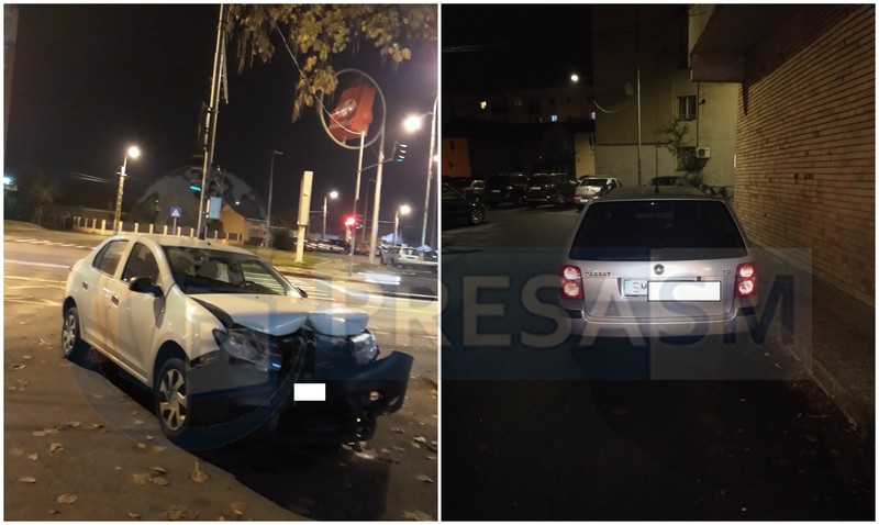 FOTOGALERIE. Accident rutier în zona Soarelui, în intersecția blestemată