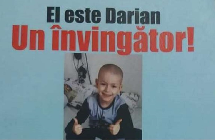 APEL UMANITAR. Darian trebuia să înceapă școala. Acum duce o luptă pentru viață