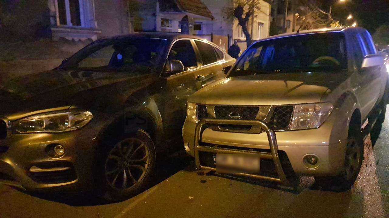 FOTOGALERIE. Accident între doi bolizi în Satu Mare. Vinovatul, alcoolemie uriașă