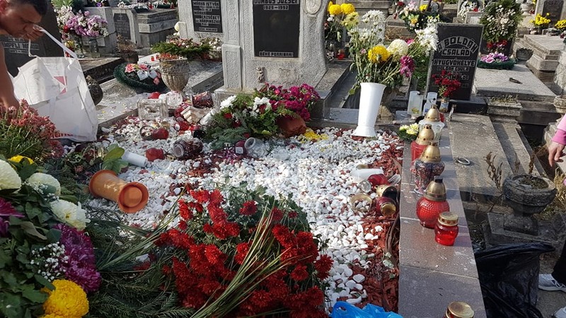 cimitir vandalizat Satu Mare