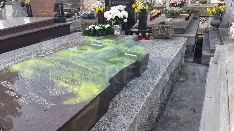cimitir vandalizat Satu Mare