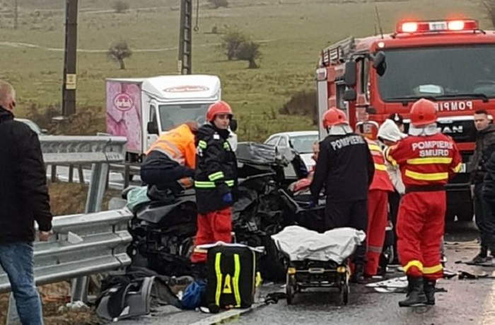 FOTO/VIDEO. Accident cu doi morți pe DN 19, între Satu Mare și Oradea!