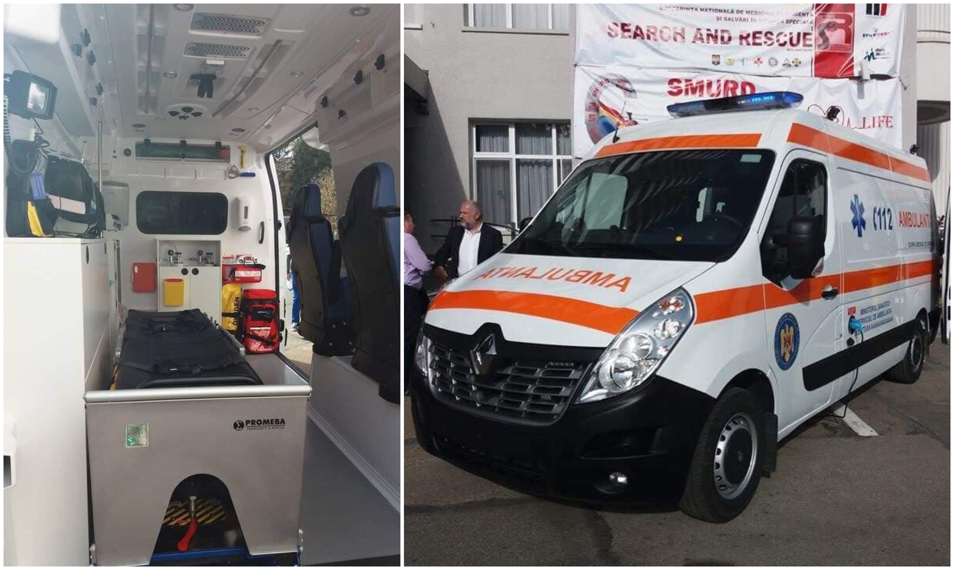 FOTOGALERIE. Cum vor arăta noile ambulanțe de la Satu Mare. Inclusiv 4x4