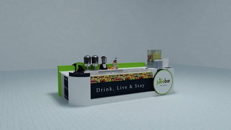 FOTO. Juice Bar la mall-ul NEPI! Super băuturi naturale: fresh, smoothies, milkshake sau shake